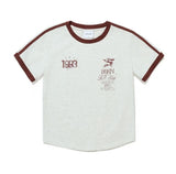 93 Track Crop Ringer T-Shirt