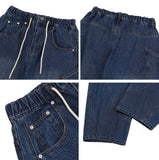 Kidens Balloon Embroidered Denim Pants