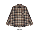 Doze loose fit check shirt