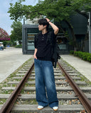 Three linen collar knit