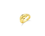 Plump Twist Silver Ring