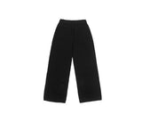 Ring-on Cut Washing Denim Wide Pants