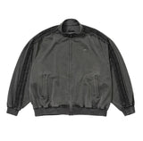 Lace Trimming Raglan Track Jacket