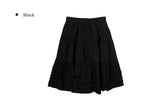 Eto Frill Tiered Banding Midi Skirt