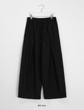 [unisex] Hekin banding string pin tuck jogger pants