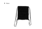 Feathers String Gym Sack Backpack