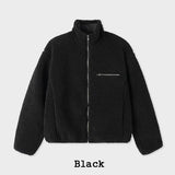 Fog High Neck Zipper Fleece Jacket