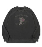 Tabby Love Raglan Pigment Sweatshirt