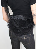 CHIFFON LACE CROSS BAG
