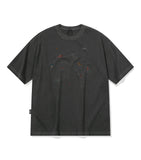 Dino Stitch Embroidered Pigment Short Sleeve Tee