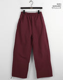 Mozni Baslock Nylon 2-Way Long Jogger Wide Pants