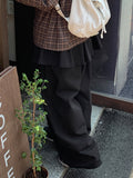 [BAONHAUS] Sosolo Cotton Tiered Layered Banding Skirt Pants