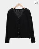 Maylin Lace V-neck See-through Cardigan