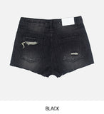 Karina Destroyed Denim Shorts