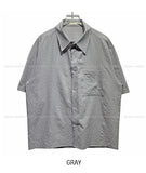 Karen Button Check Crop Short Sleeve Shirt