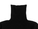 Linu Ribbed Neck Polar Knit Long Sleeve T-shirt