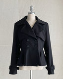 Obli Trench Short Jacket (Belt set)