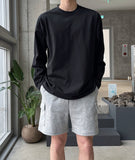 USA Cotton Slit Long Sleeve Tee