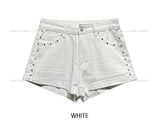 Wrinkle Side Rivet Shorts
