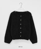 Menico Boucle Crop Cardigan