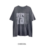 Pauline 75 Lettering Pigment Short Sleeve T-Shirt