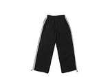 BT Nylon Track Pintuck Wide Pants