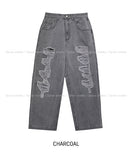 Logan Destroyed Pig Denim Pants