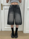 Hetty Side Pintuck Snap Bermuda Pants