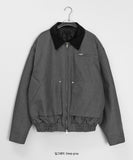 [unisex] Namoki Two-Way Quilting Corduroy Collar Work Jacket