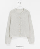 Roheki Basic Round Wool Knit Cardigan