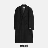 HANDMADE/wool 70% KESTI maxi double coat