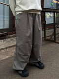 Washed Balloon Cotton Pants
