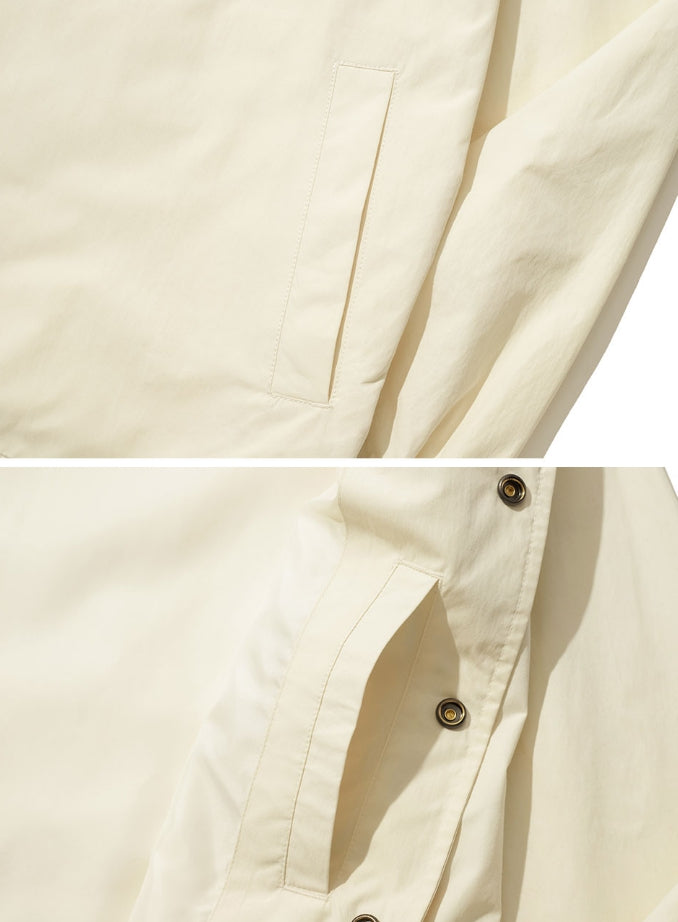 【1993studio】24SS★ Record Button Coach Jacket 1993studio(1993スタジオ) - レコードボタンコーチジャケット
