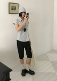 EMBO CAP SLEEVE SHIRT