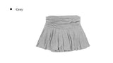 Baden Low Mini Shirring Flare Skirt
