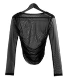Epo See-through Shirring Tee