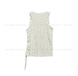 Vintage Cross Lace String Sleeveless