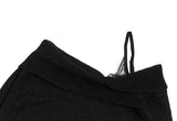 Labum Off-Shoulder Lace Layered Knit