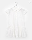 Happy Round Collar Puff Short Sleeve Mini One Piece