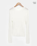 Roez mohair loose fit ribbed knit