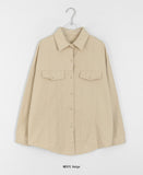 Tocho Pintuck Pocket Shirt