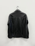 2way Single Vegan Leather Blouson Jacket