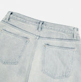 Delf Ice Washed Wide Denim Pants