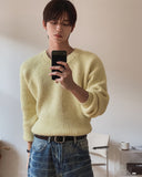 Claire V-neck Mohair Knit