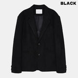 Belly loose fit suede jacket