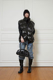 rider leather middle boots