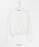 Lucyuni Color Round Knit Cardigan