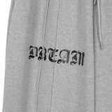 Bello Crack Lettering Wide Pants