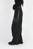 Wide ball leg denim