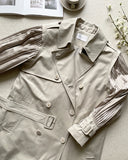 Napol Pleats Trench Coat